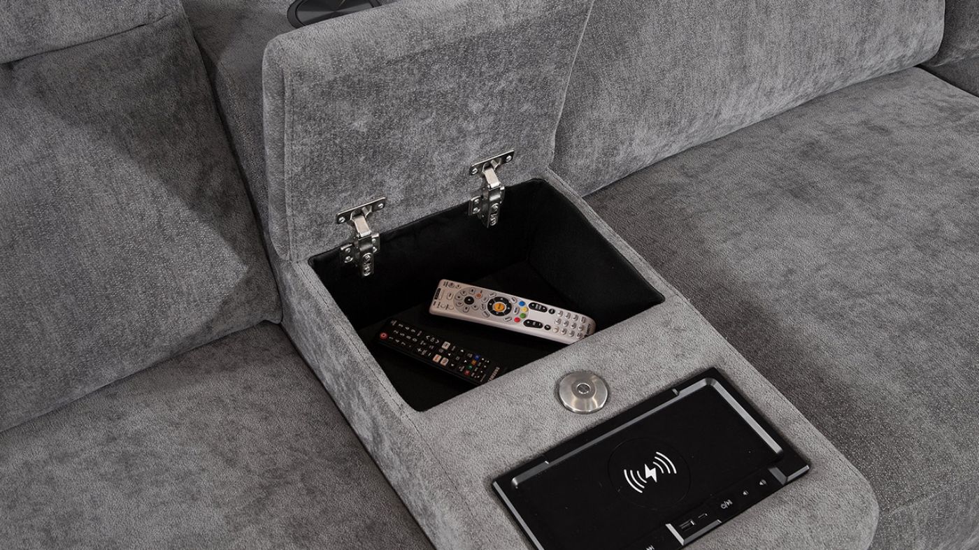 Picture of Austin Power 6-Piece Sectional - Gray