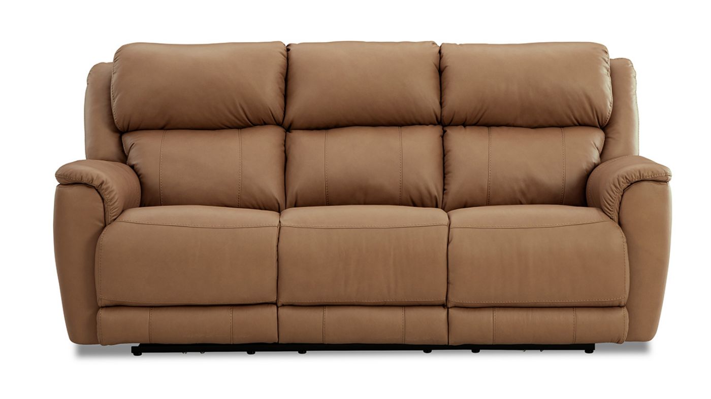 Picture of Tuscany Power Leather Sofa - Brown
