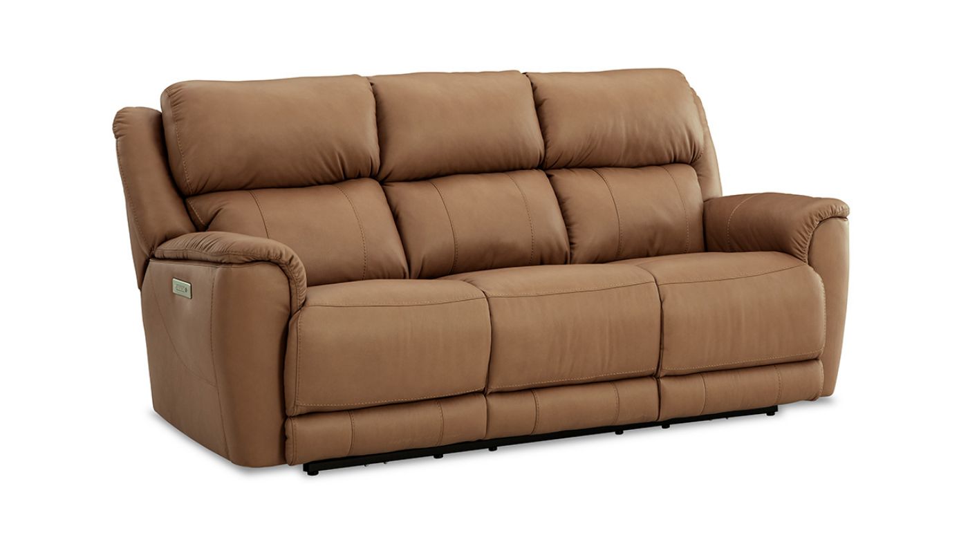 Picture of Tuscany Power Leather Sofa - Brown
