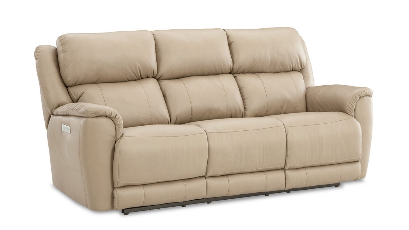 Picture of Tuscany Power Leather Sofa - White