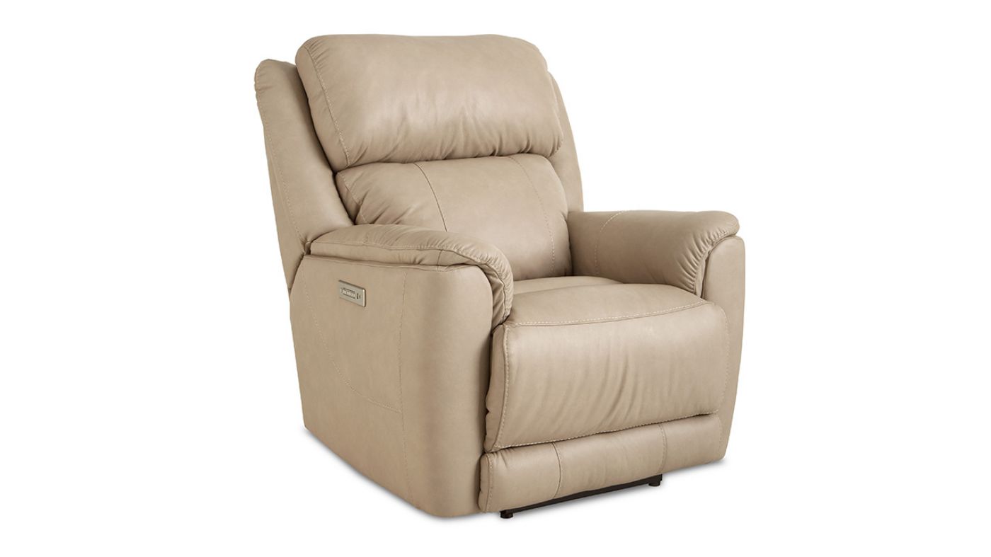 Picture of Tuscany Power Leather Recliner - White