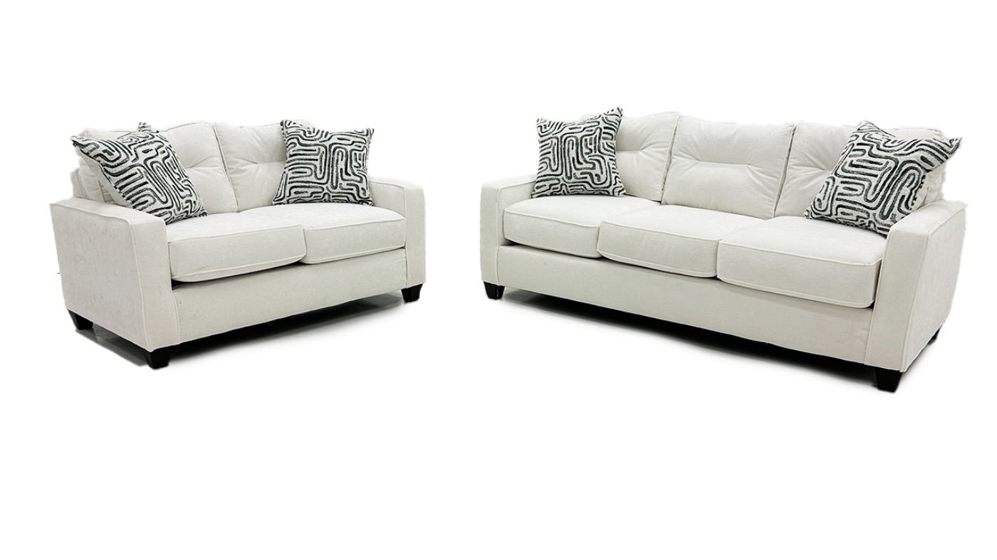 Picture of Braves 3-Piece Sofa Set - White