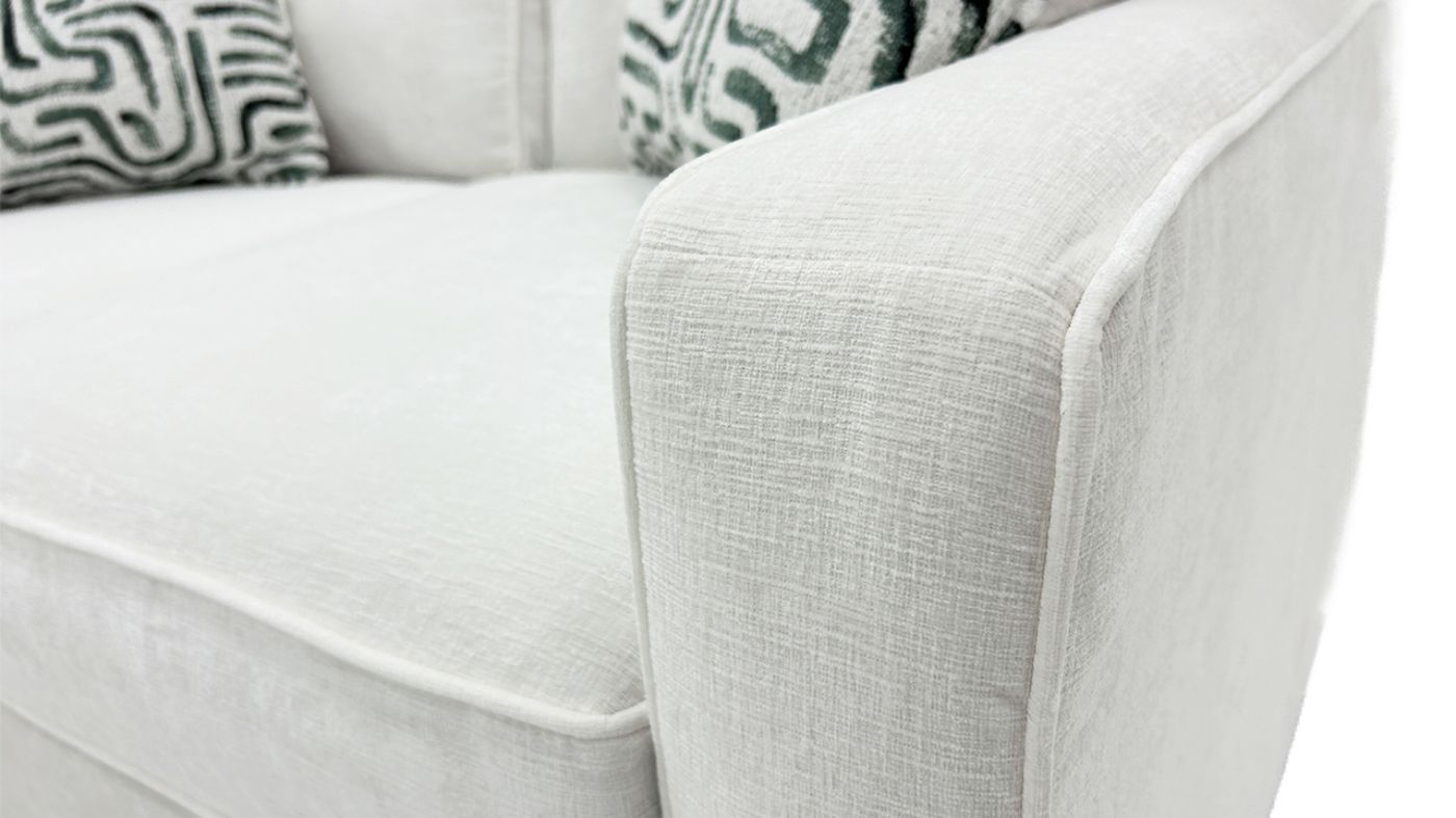 Picture of Braves 3-Piece Sofa Set - White