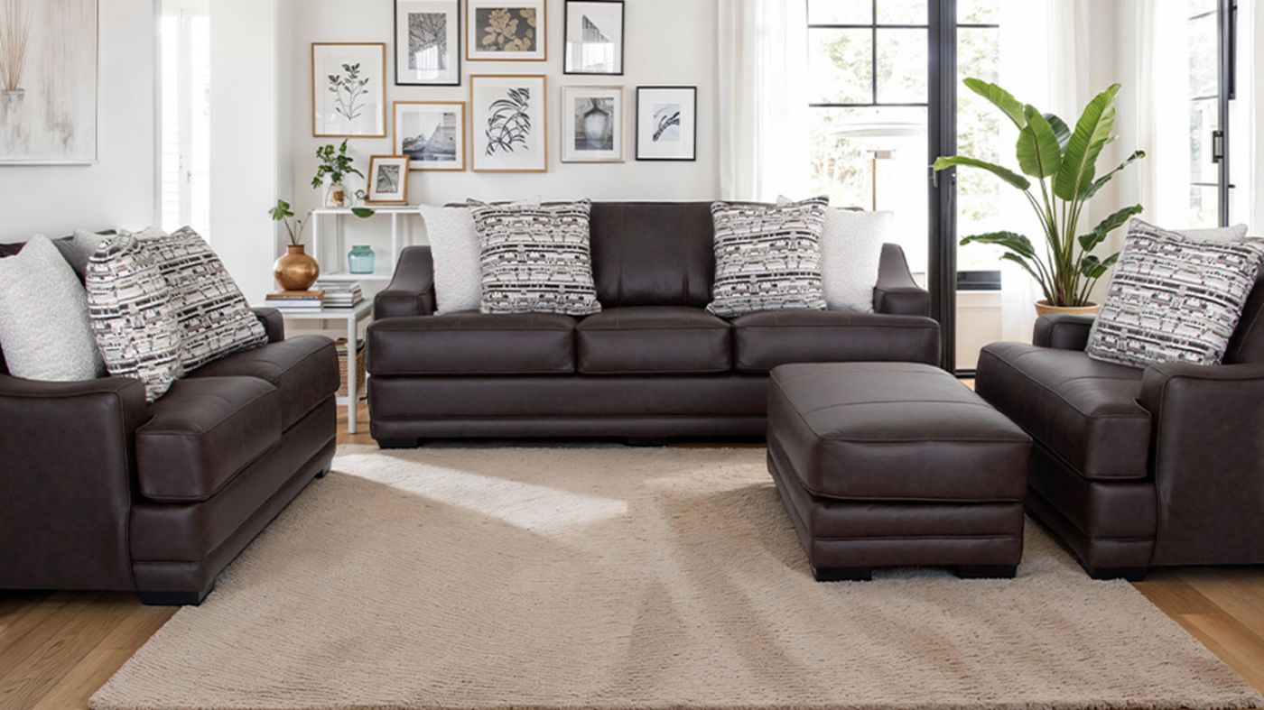 Picture of Duvall 3-Piece Sofa Set - Brown