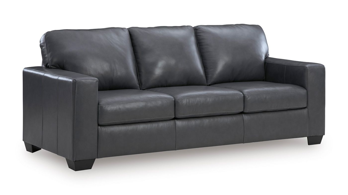 Picture of Bolsena Leather Sofa - Gray