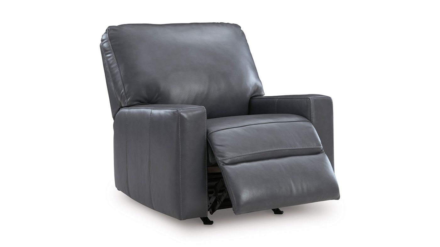Picture of Bolsena Leather Rocker Recliner - Gray