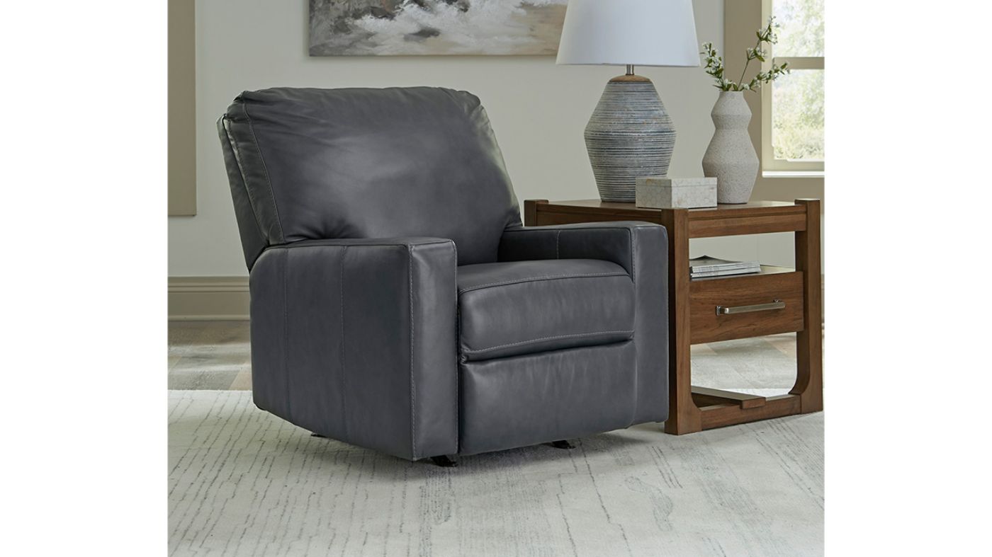 Picture of Bolsena Leather Sofa Set - Gray