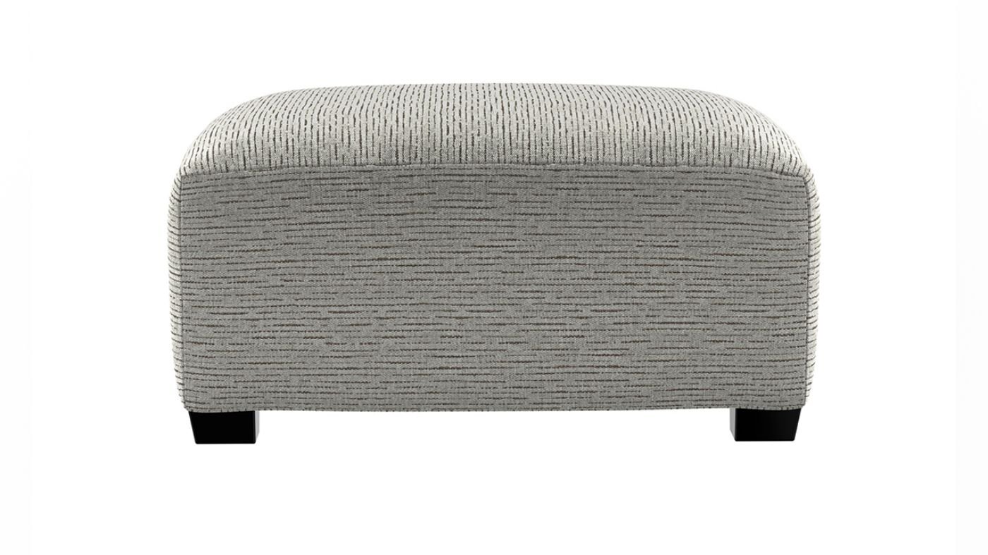 Picture of Barrett Cocktail Ottoman - Pewter