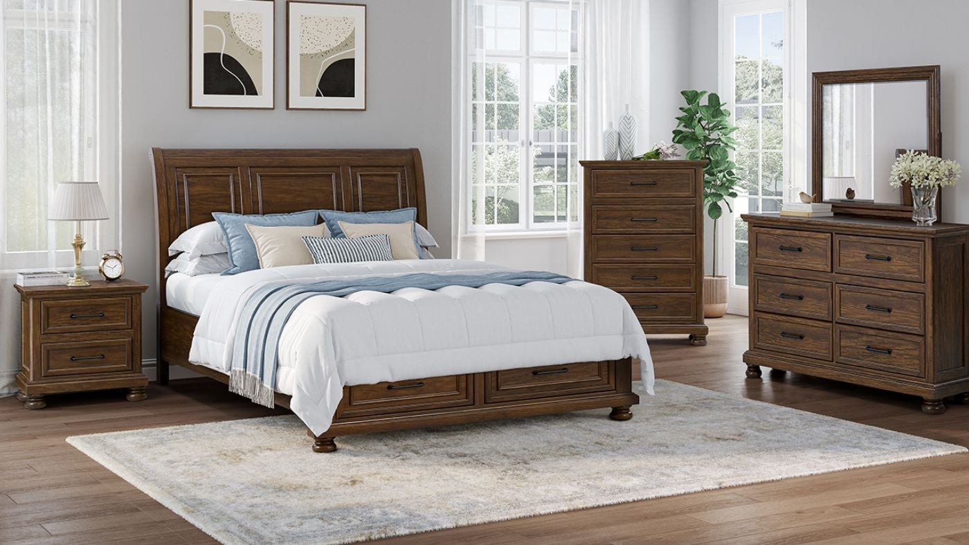 Picture of Bella Queen Bedroom Set - Brown
