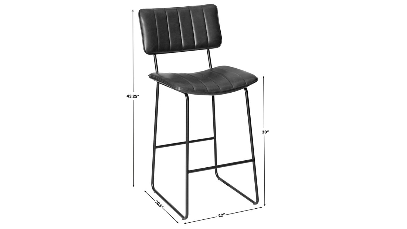 Picture of Tribeca 30" Barstool - Black