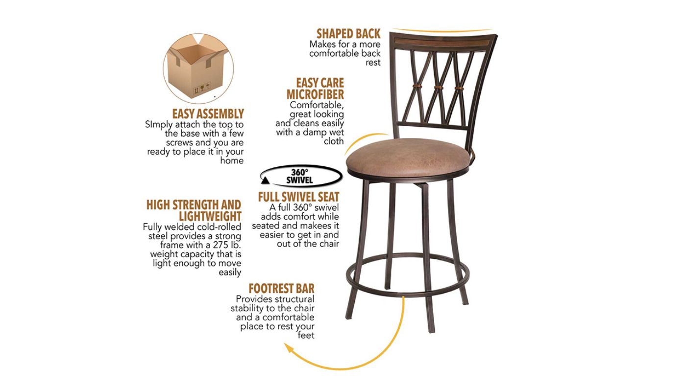 Picture of Sedona 30" Swivel Barstool