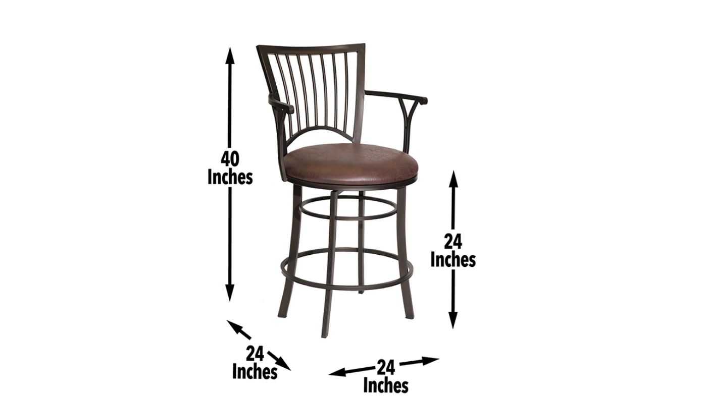 Picture of Bayview 24" Swivel Barstool