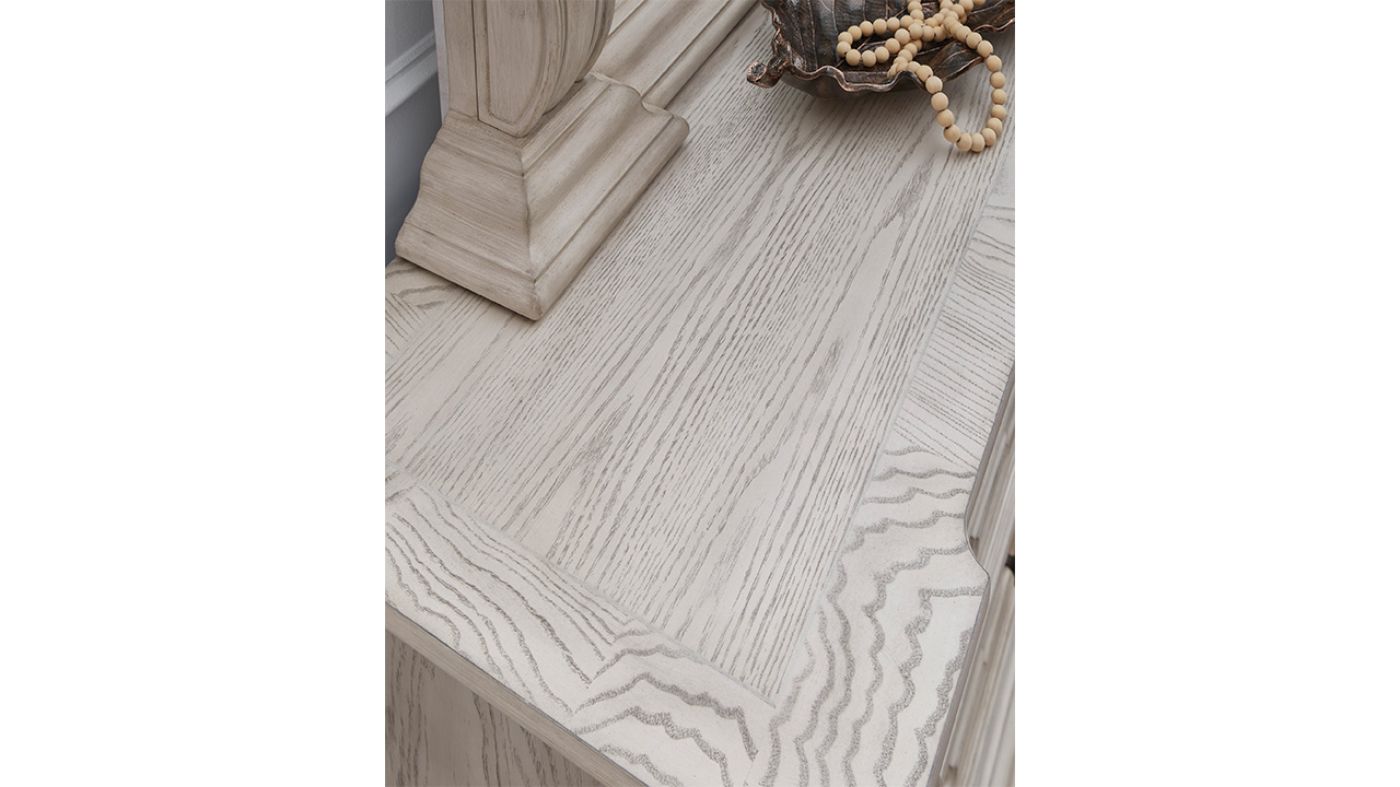 Picture of Bruchandi Dresser with Mirror - White