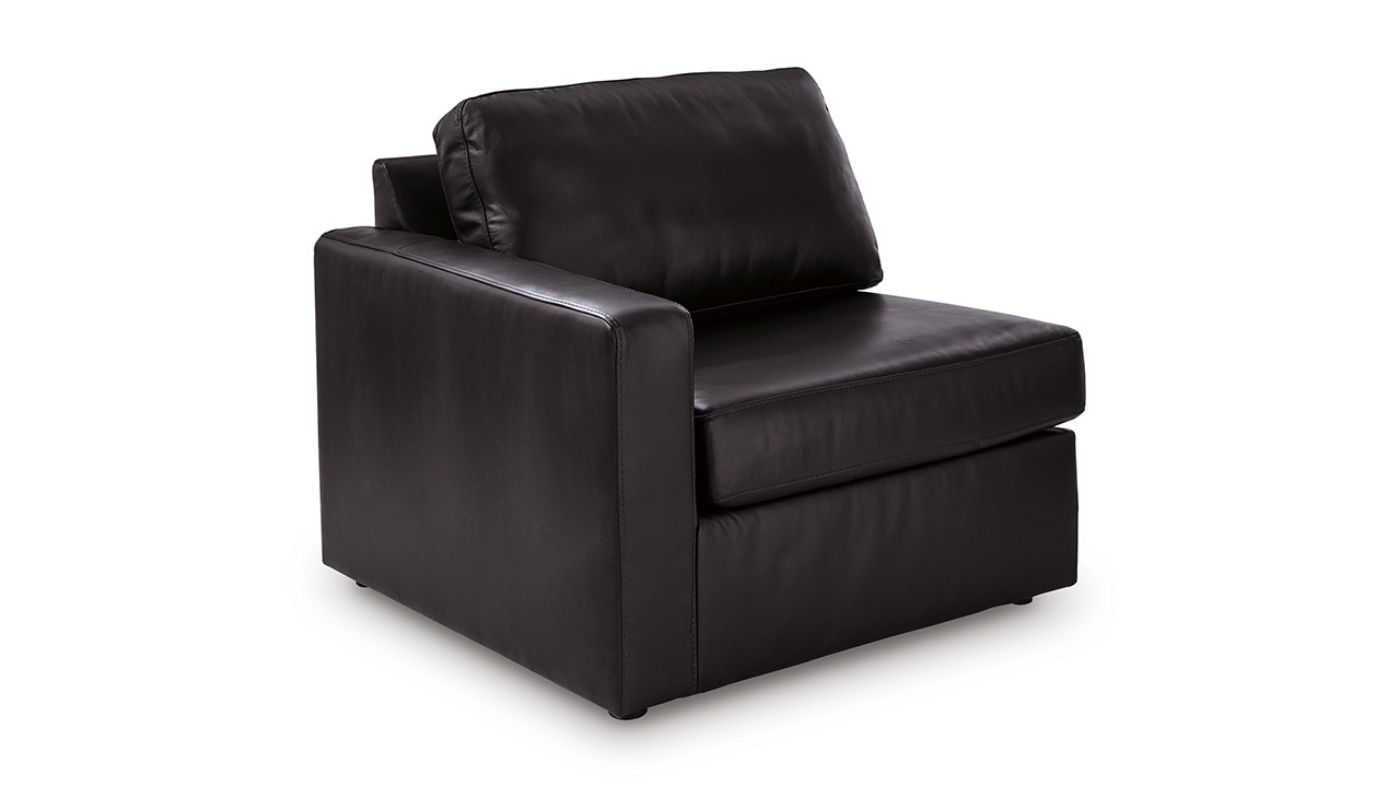 Picture of ModMax 5-Piece Leather Sectional - Black