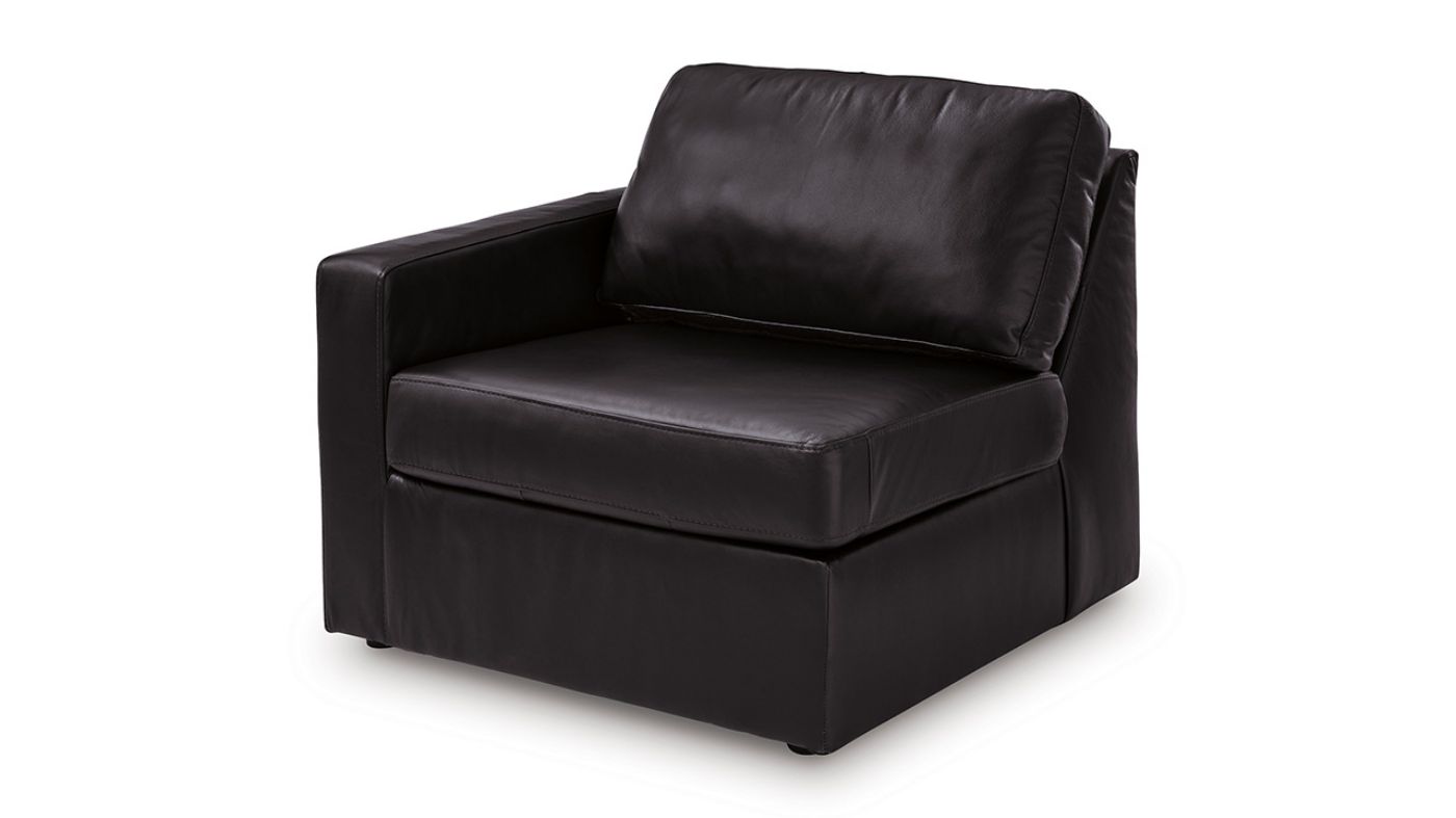 Picture of ModMax 5-Piece Leather Sectional - Black