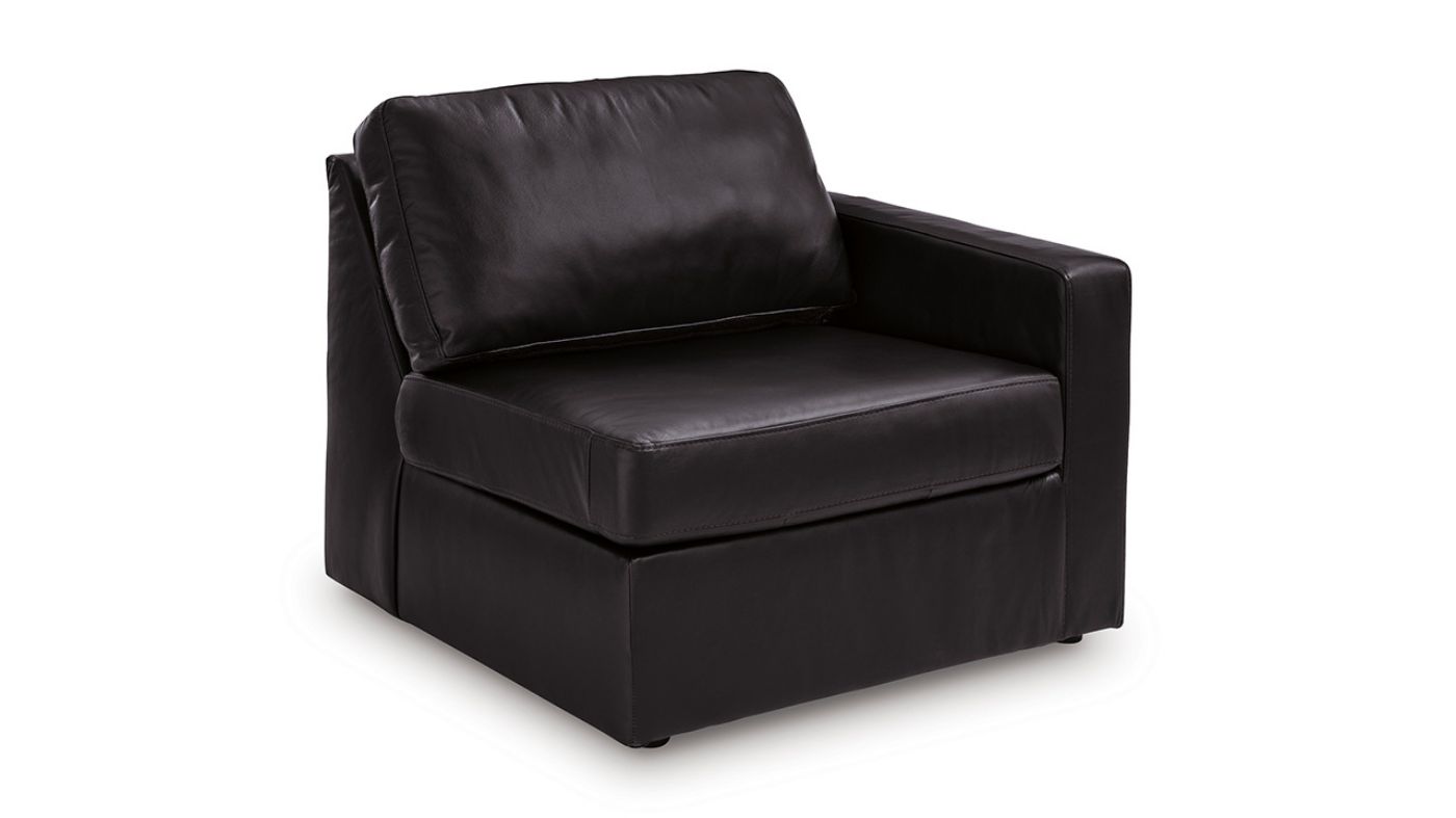Picture of ModMax 5-Piece Leather Sectional - Black