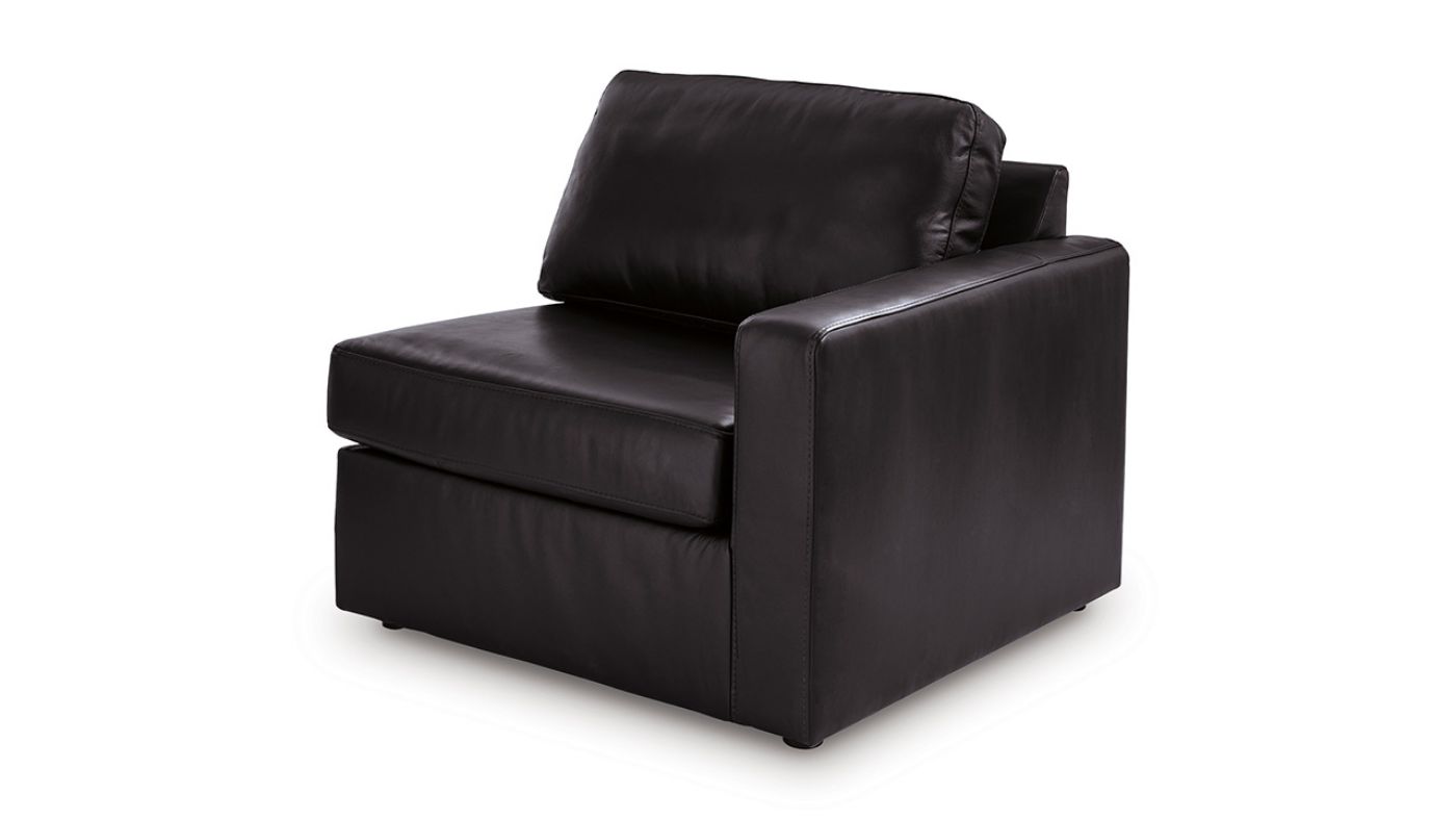 Picture of ModMax 5-Piece Leather Sectional - Black