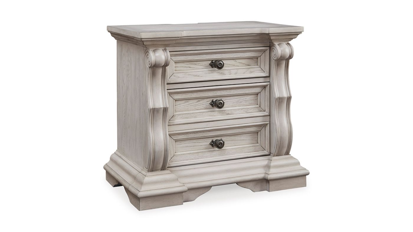 Picture of Bruchandi Nightstand - White