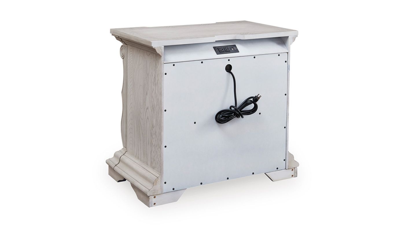 Picture of Bruchandi Nightstand - White