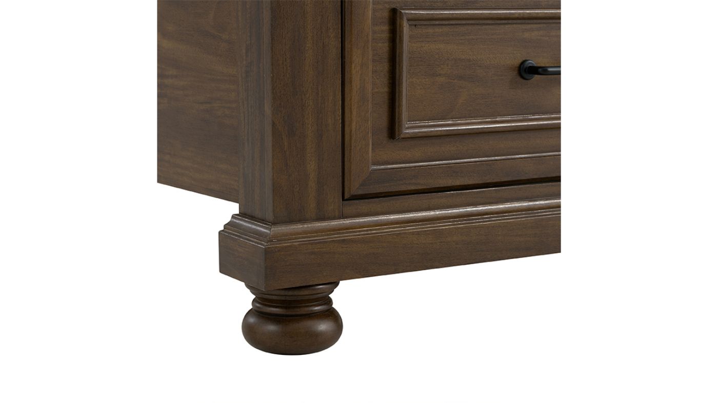 Picture of Bella King Storage Bed - Brown