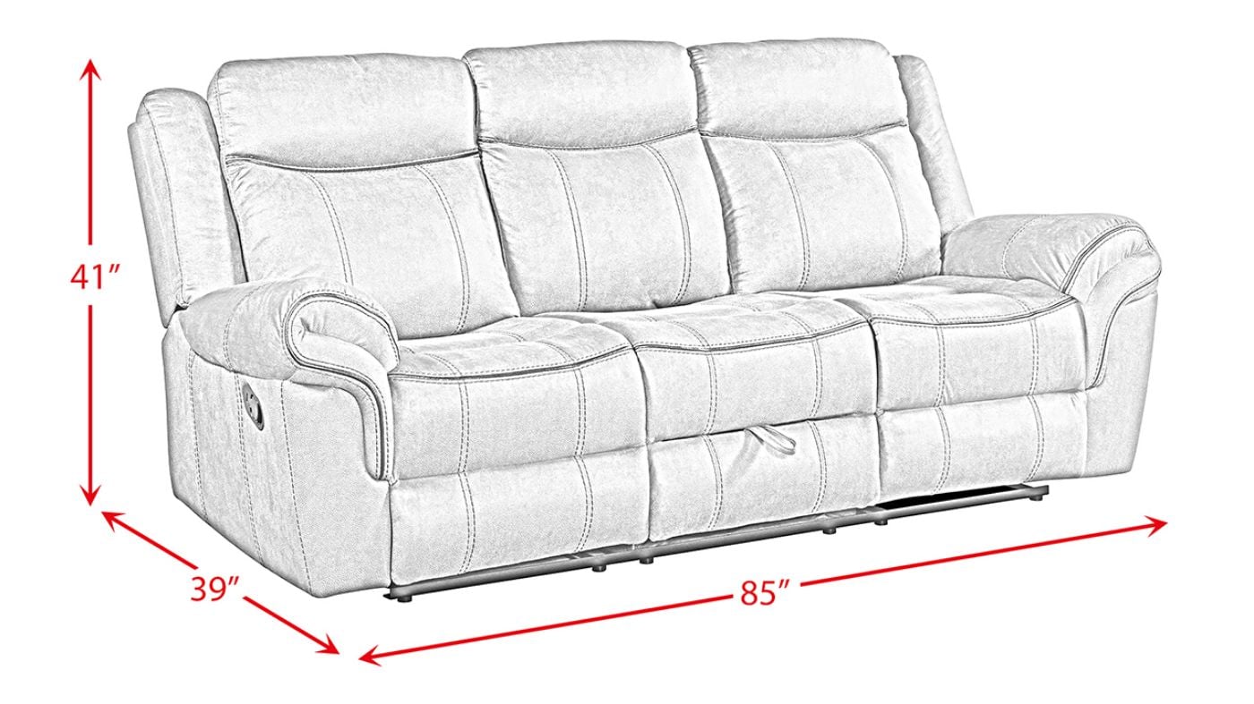 Picture of Sorrento Reclining Sofa - Brown