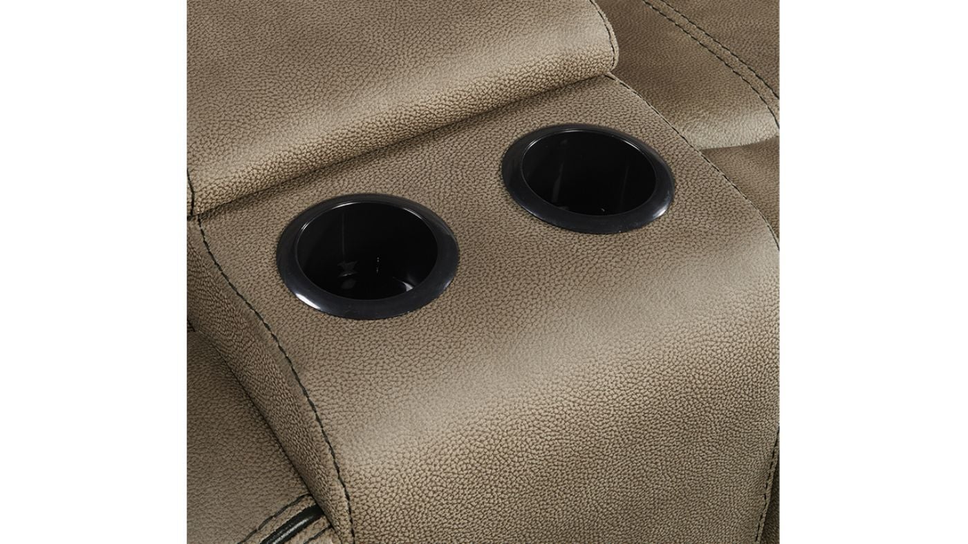 Picture of Sorrento Glider Reclining Loveseat - Brown