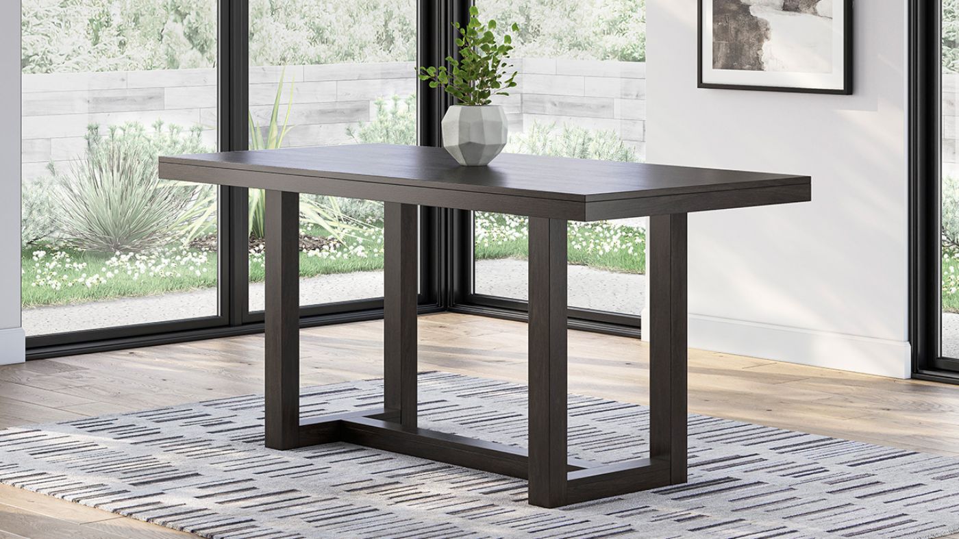 Picture of Neymorton Counter Dining Set - Brown