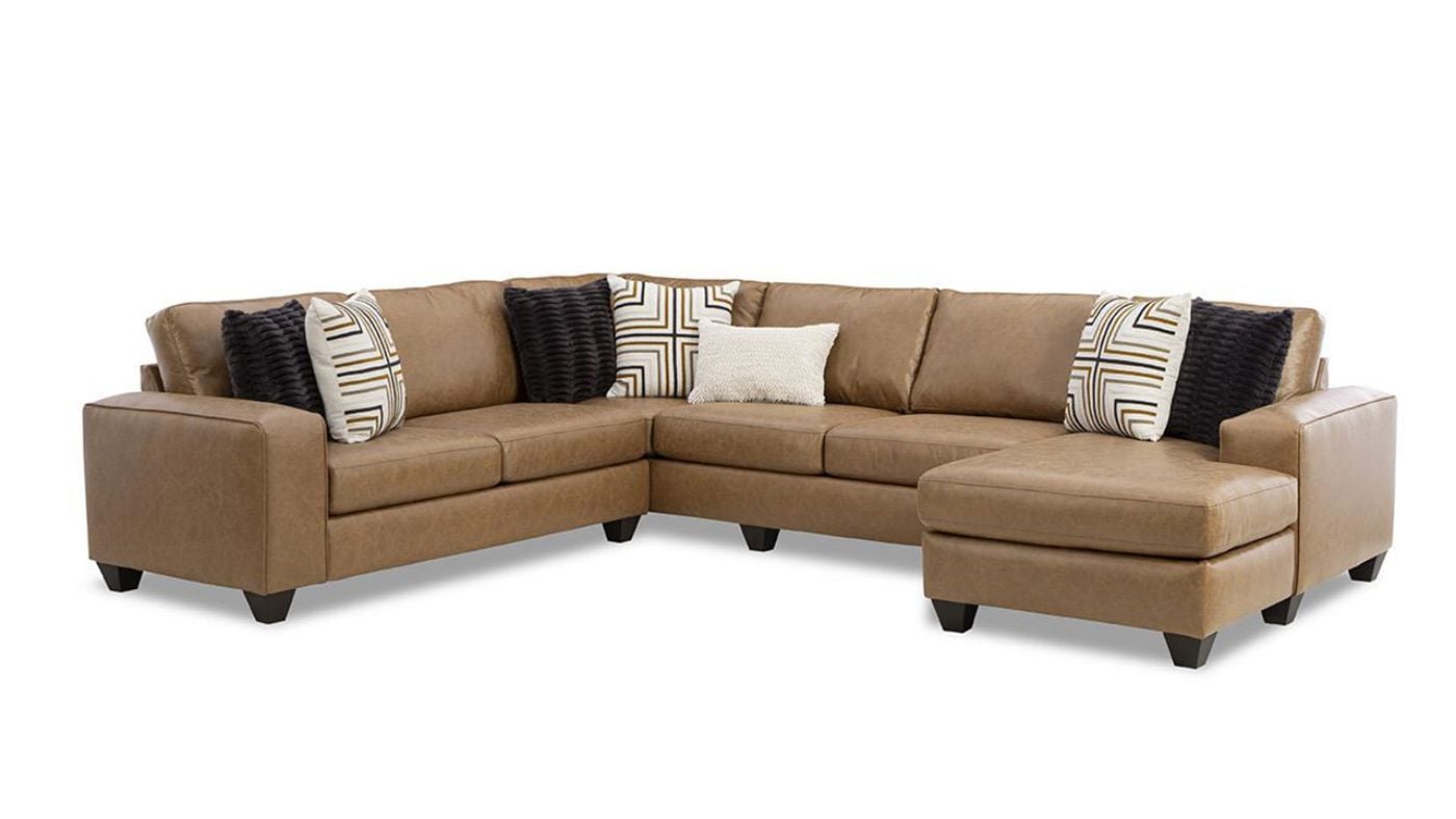 Picture of Puccini 3-Piece Sectional - Brown