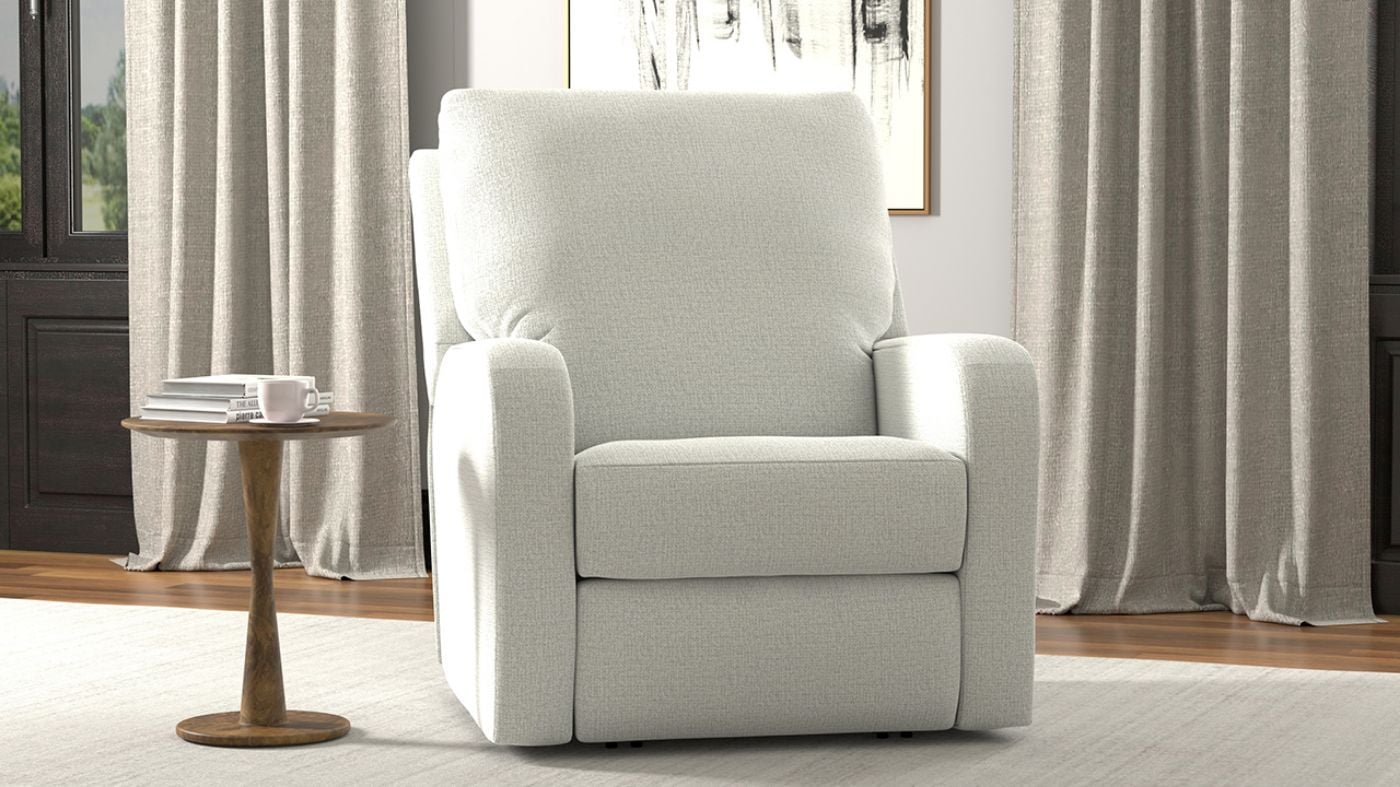 Picture of Lullaby Power Auto-Glide Recliner - White