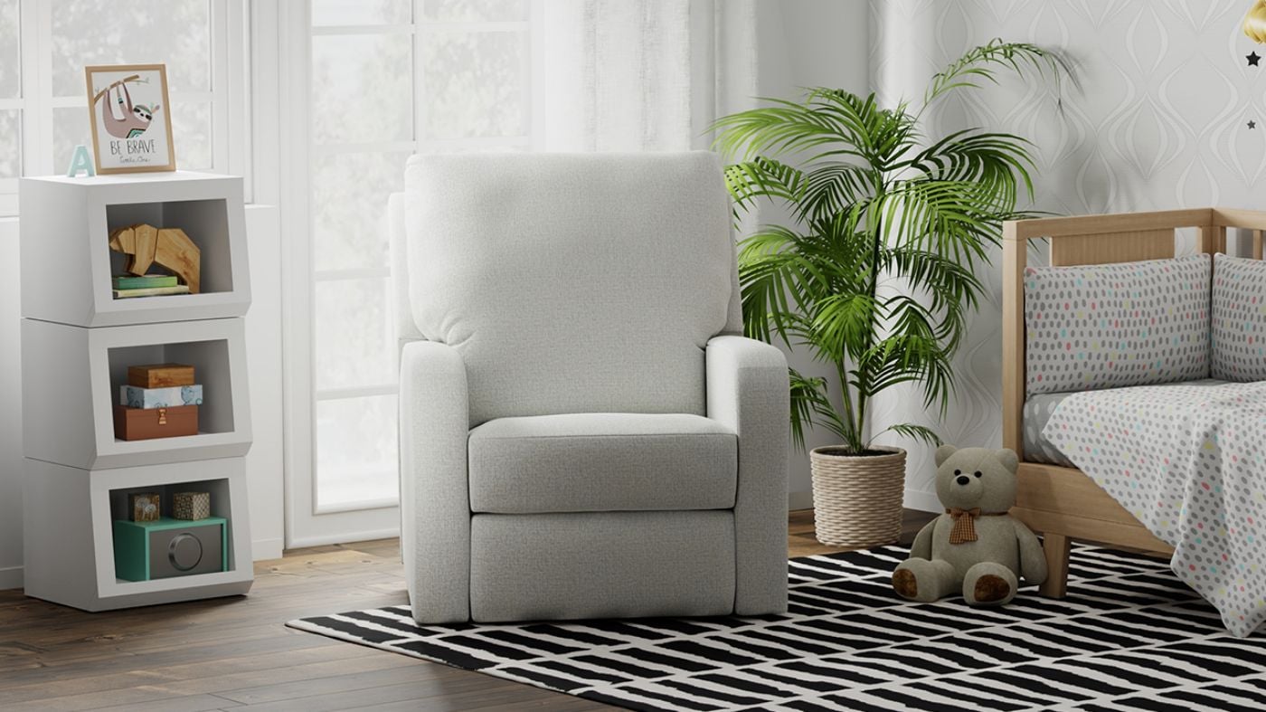 Picture of Lullaby Power Auto-Glide Recliner - White