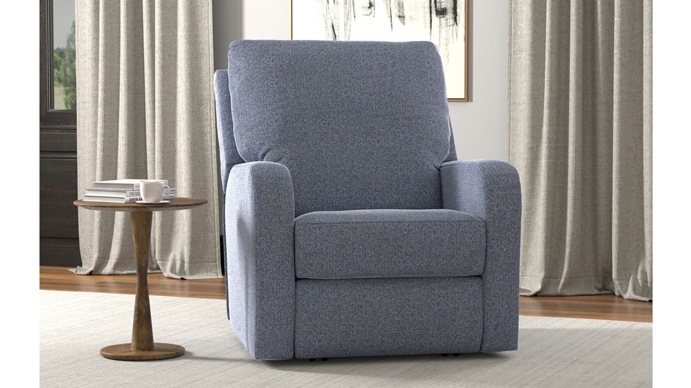 Picture of Lullaby Power Auto-Glide Recliner - Blue