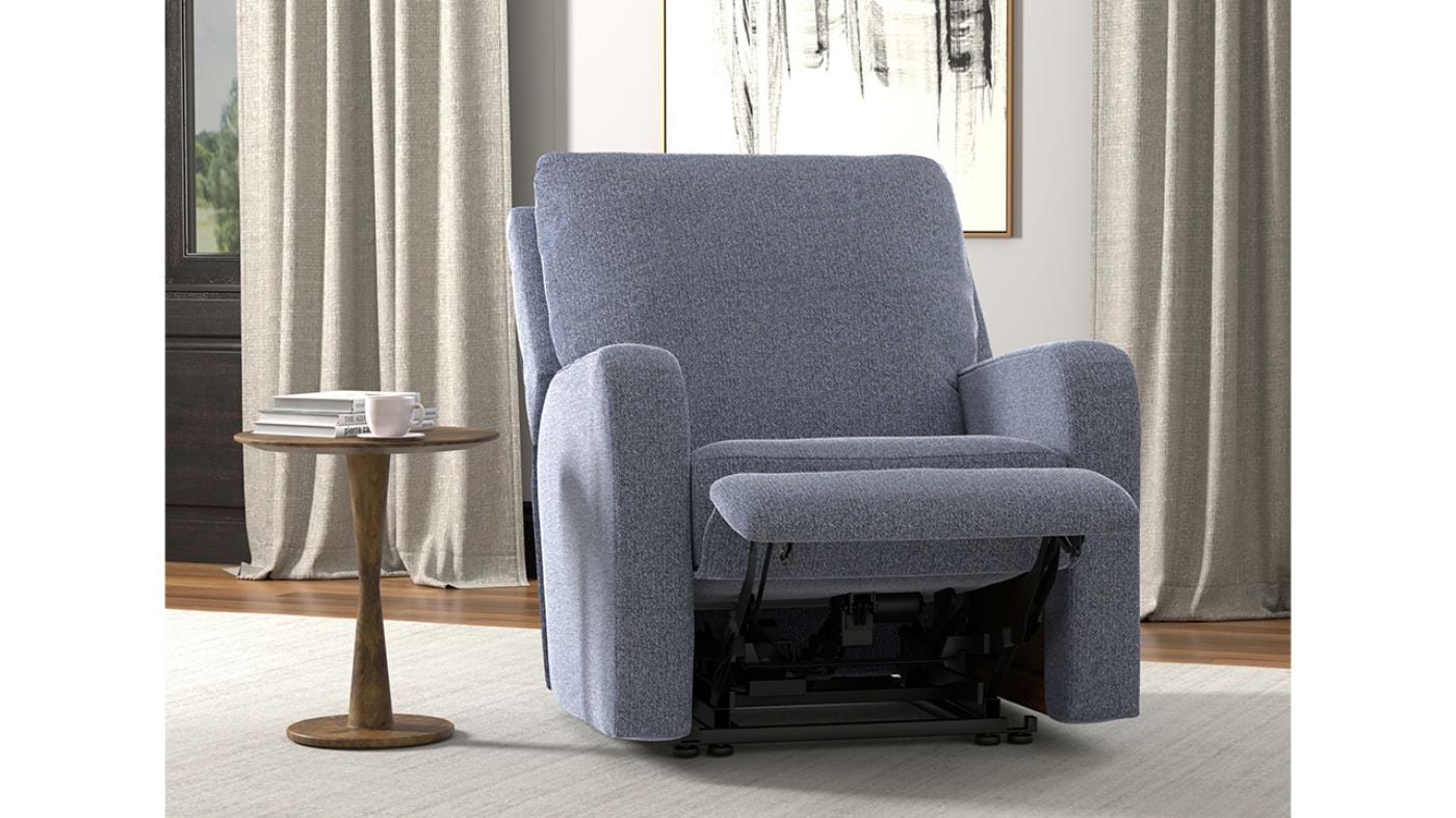 Picture of Lullaby Power Auto-Glide Recliner - Blue