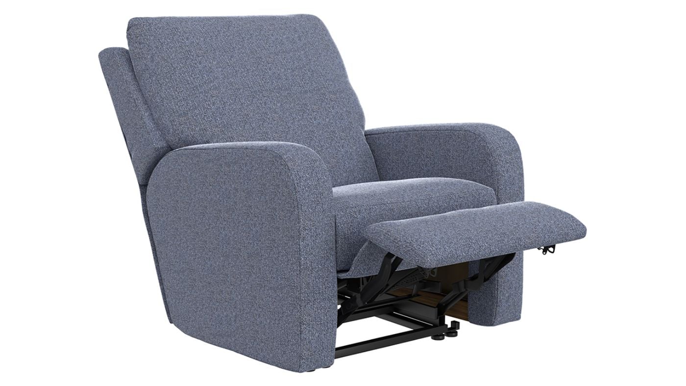 Picture of Lullaby Power Auto-Glide Recliner - Blue