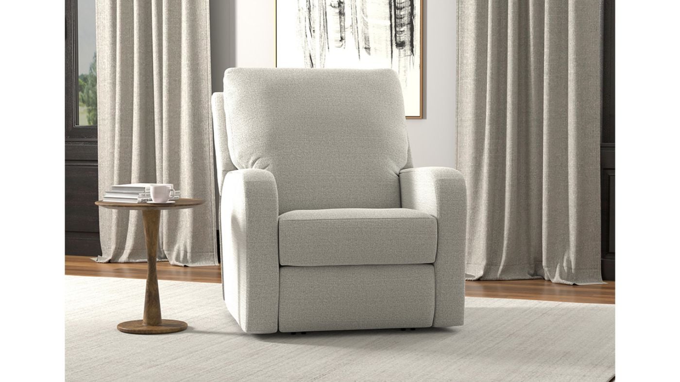 Picture of Lullaby Power Auto-Glide Recliner - Light Gray