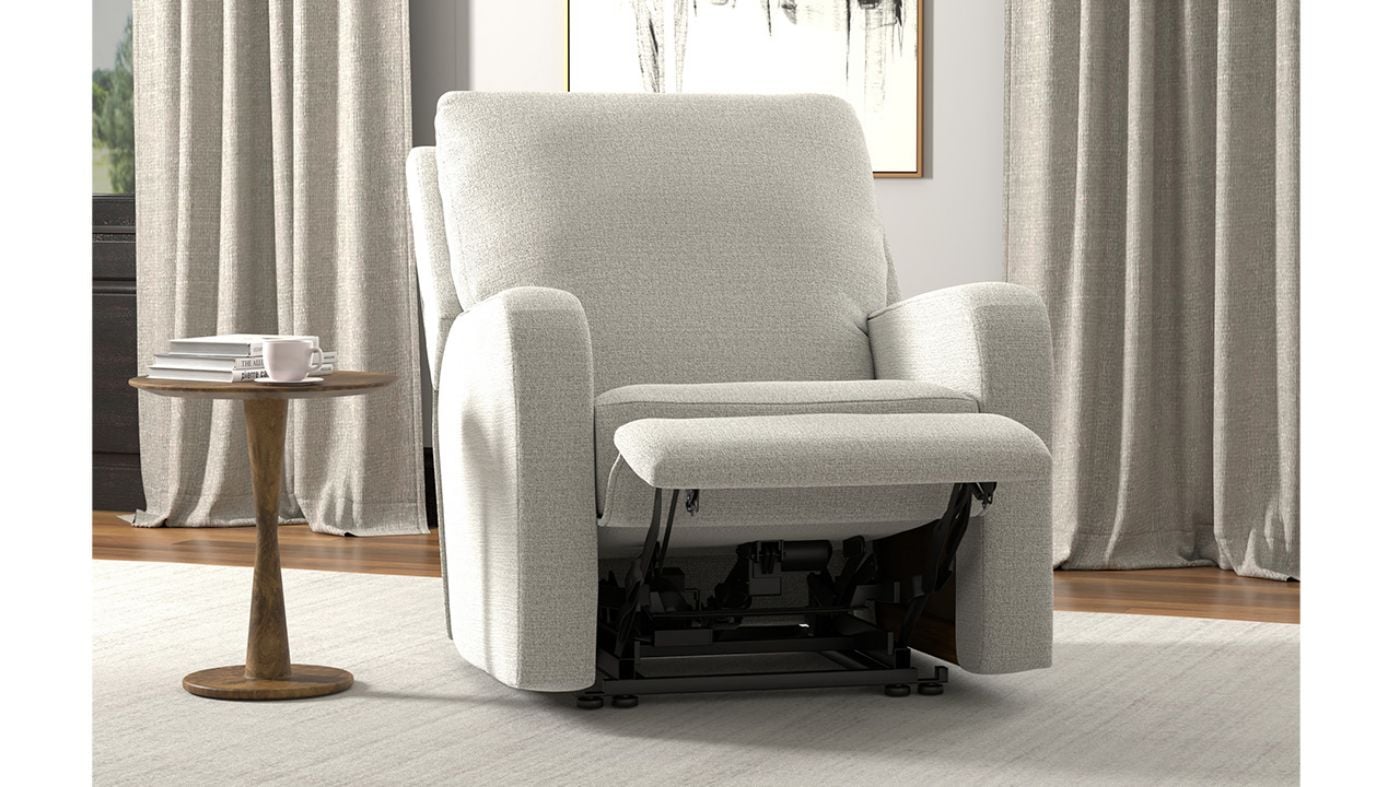 Picture of Lullaby Power Auto-Glide Recliner - Light Gray