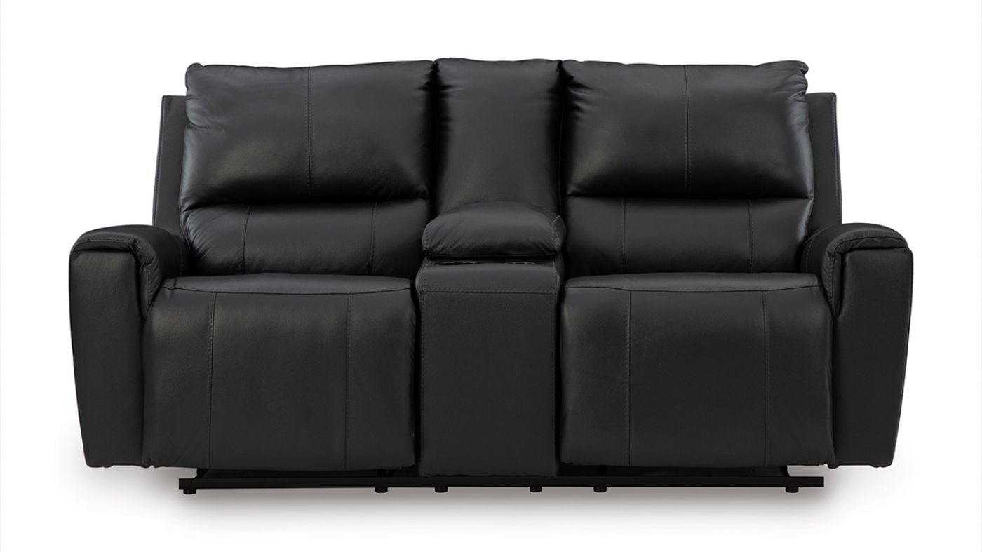 Picture of Glossmore Leather Reclining Loveseat