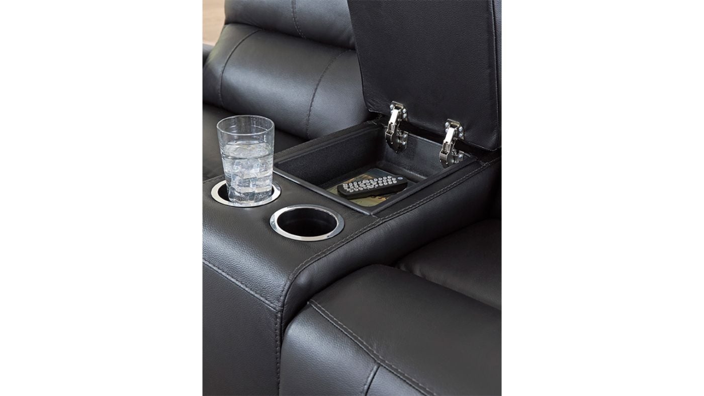 Picture of Glossmore Leather Reclining Loveseat