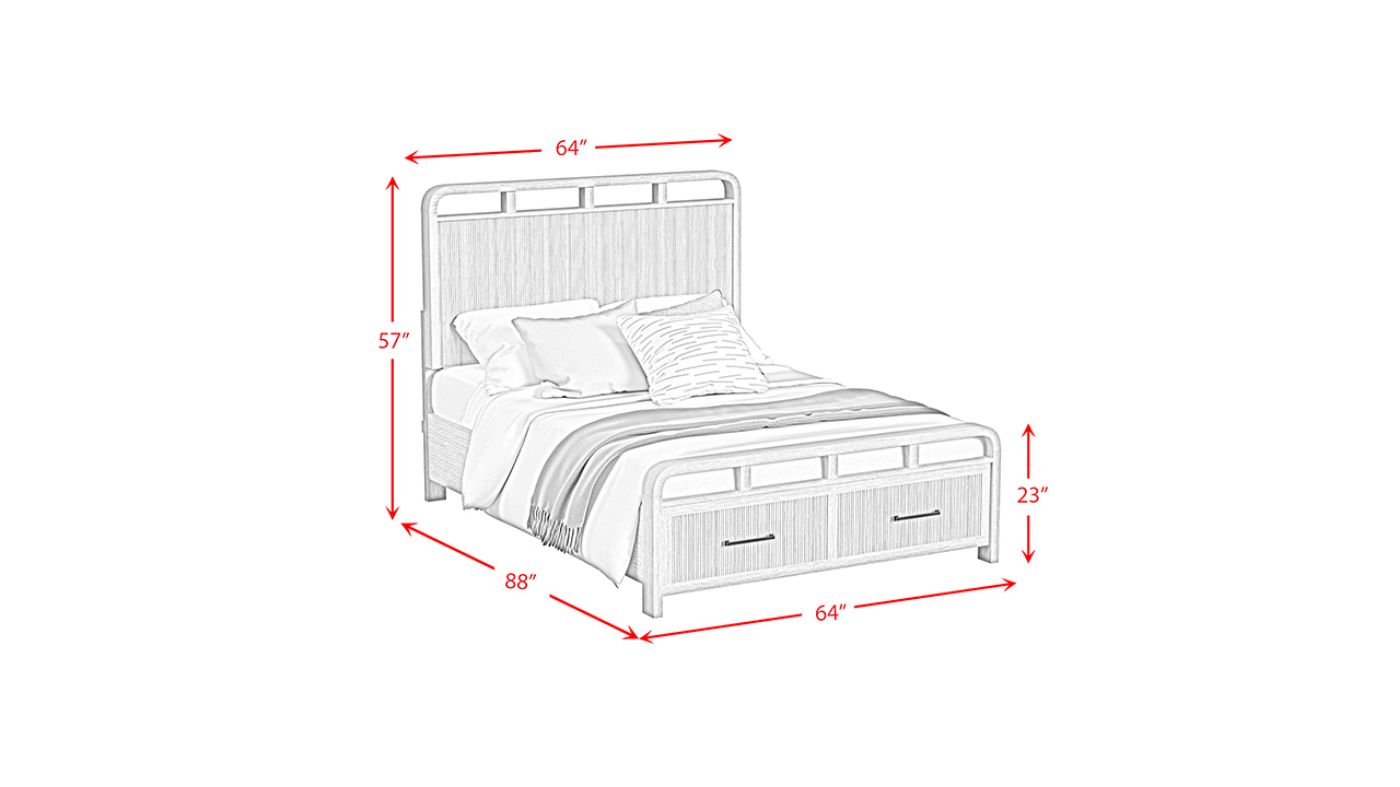 Picture of Ridgemont Queen Storage Bed