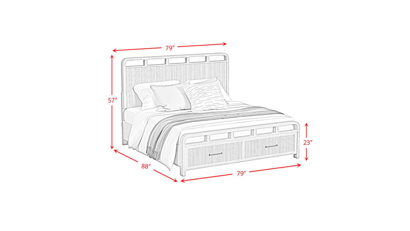 Picture of Ridgemont King Storage Bed