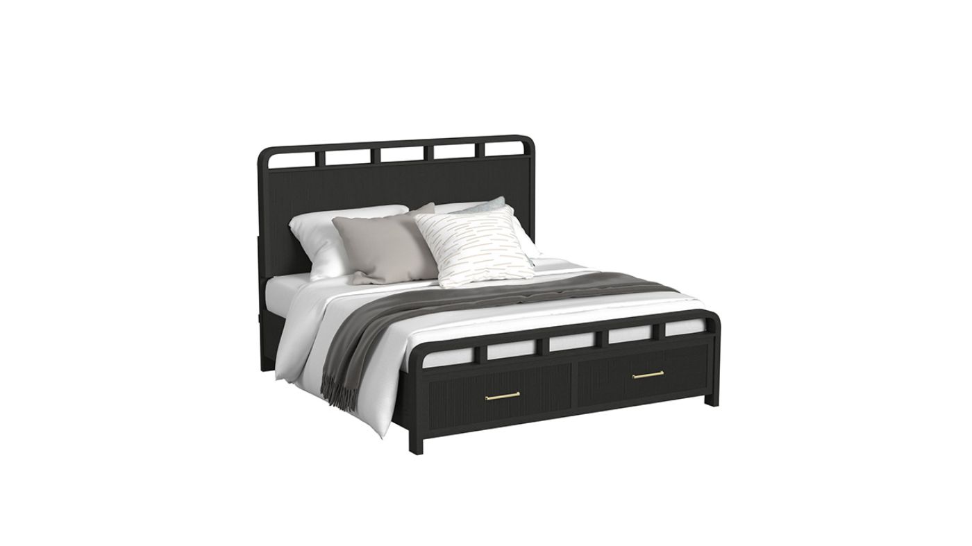 Picture of Ridgemont King Storage Bed - Black