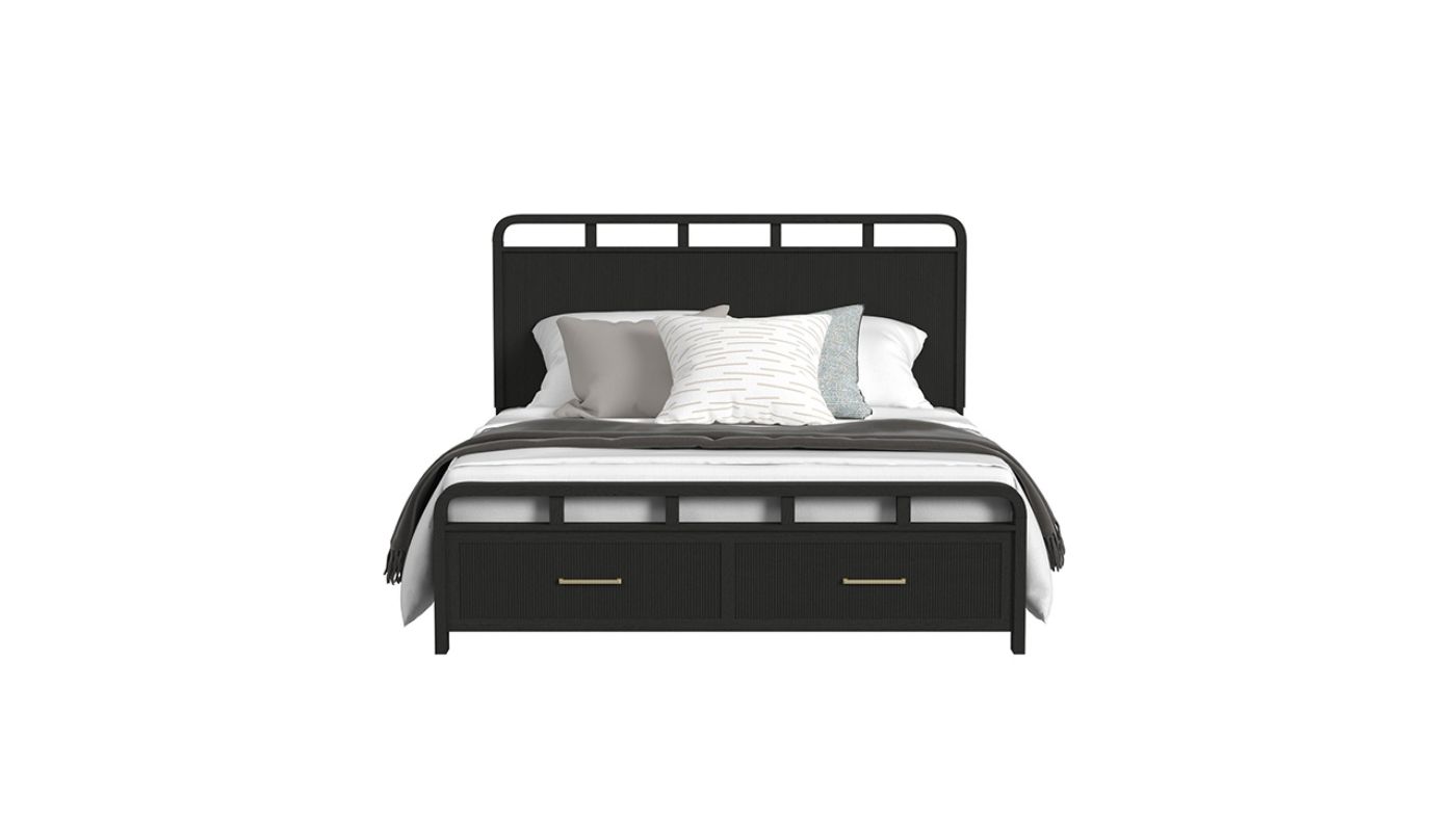 Picture of Ridgemont King Storage Bed - Black
