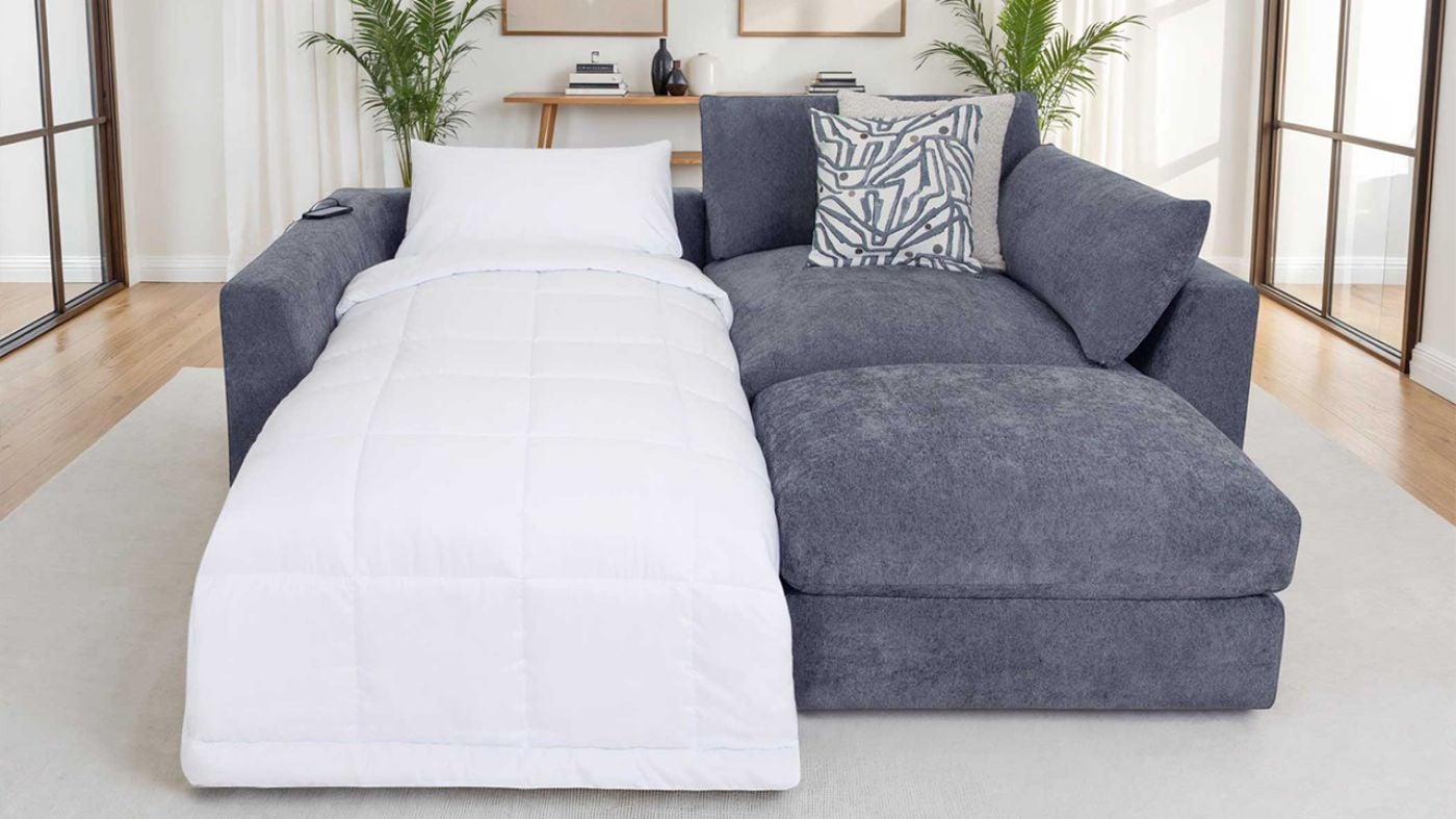 Picture of Dreamscape Sleeper Sectional - Blue