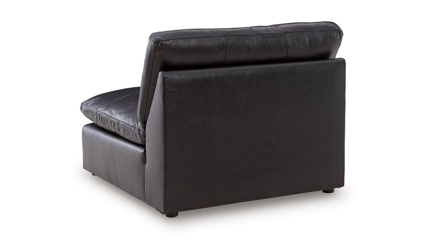 Picture of Emilia Leather Sectional - Black