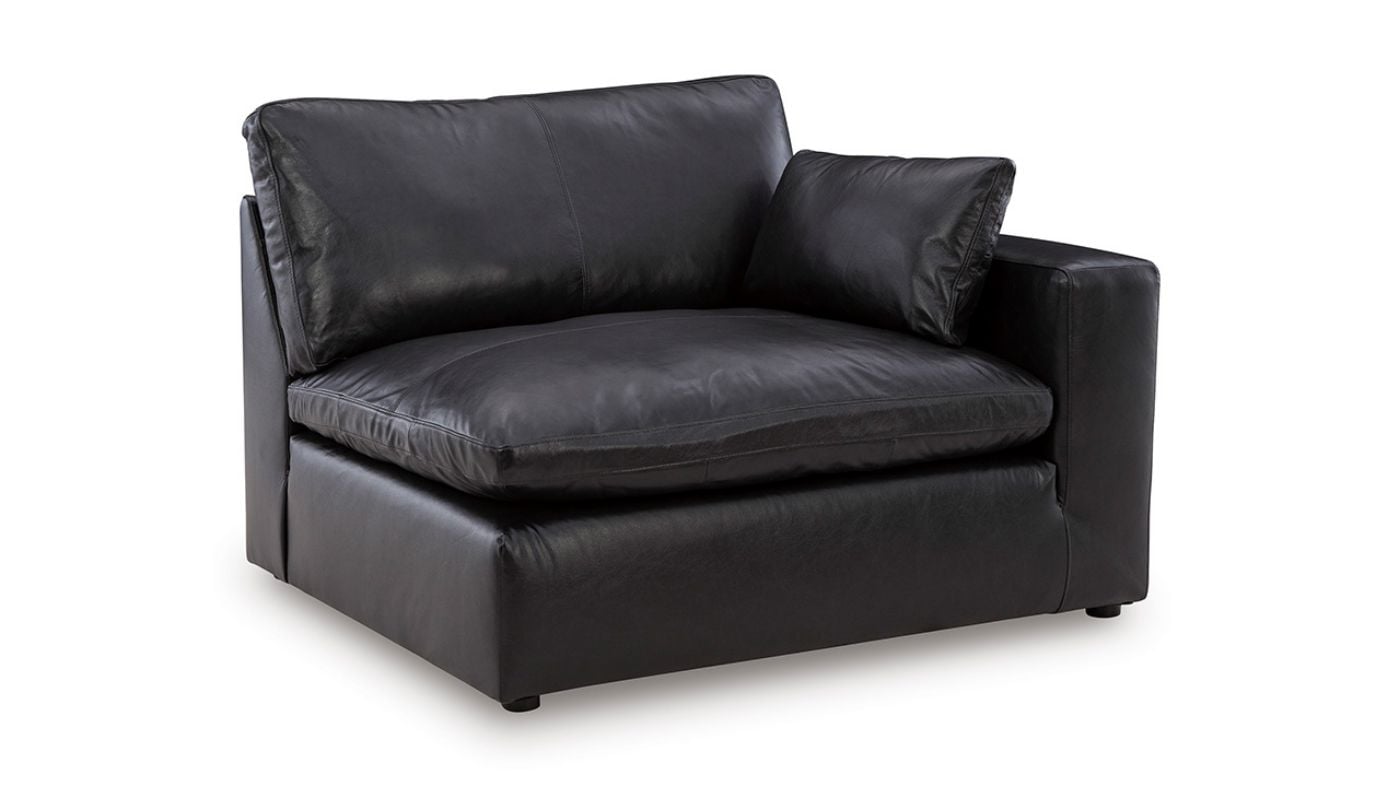 Picture of Emilia 5-Piece Leather Sectional - Black
