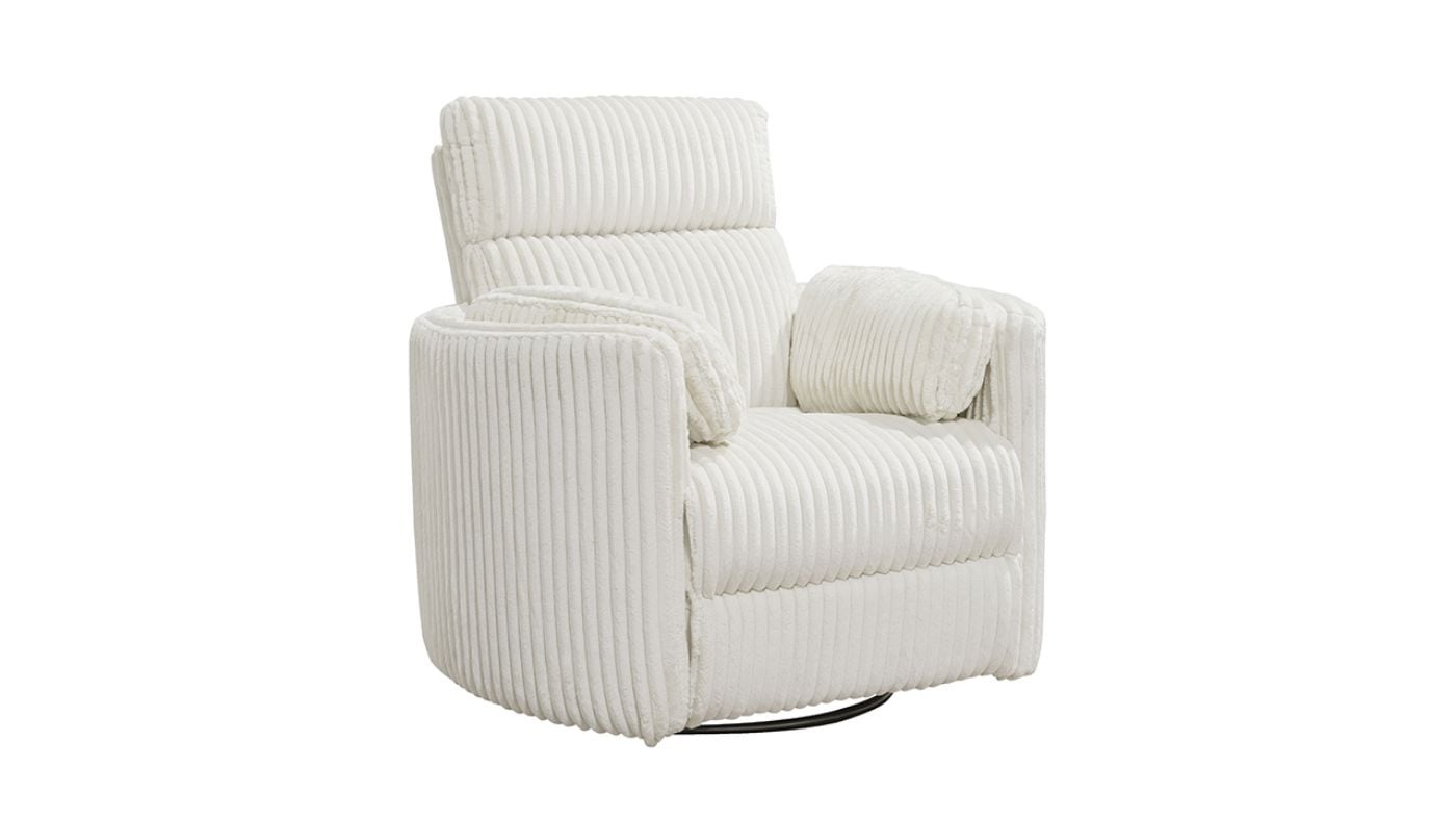 Picture of Radius Power Swivel Glider Recliner - Off White
