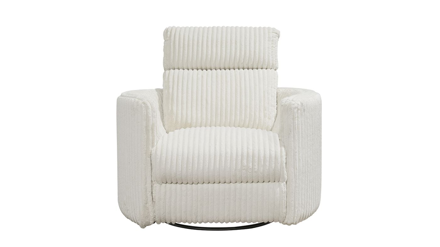 Picture of Radius Power Swivel Glider Recliner - Off White
