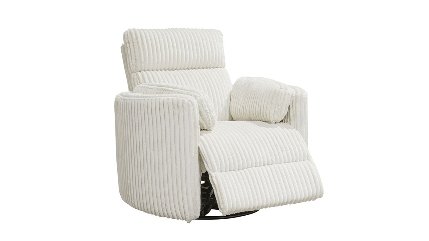 Picture of Radius Power Swivel Glider Recliner - Off White