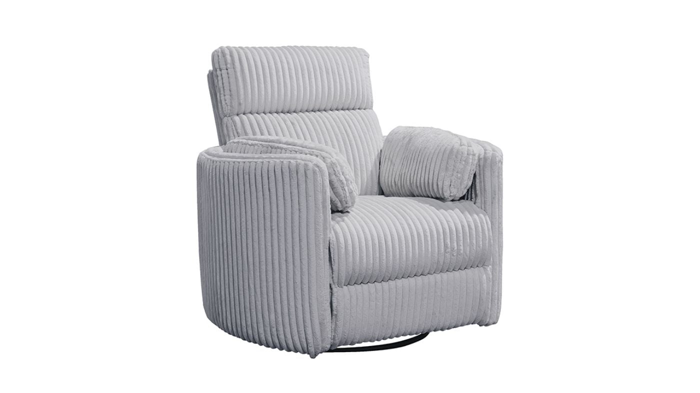Picture of Radius Power Swivel Glider Recliner - Gray