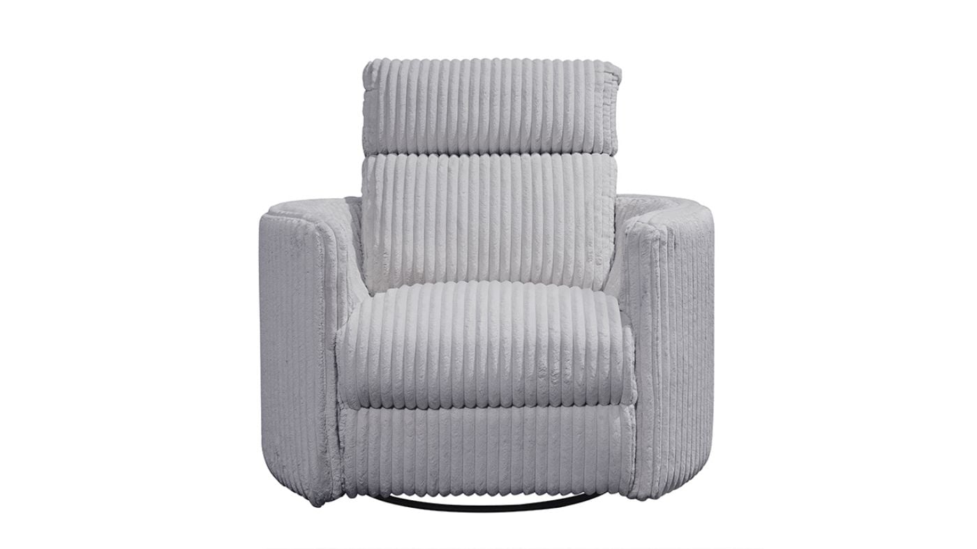 Picture of Radius Power Swivel Glider Recliner - Gray