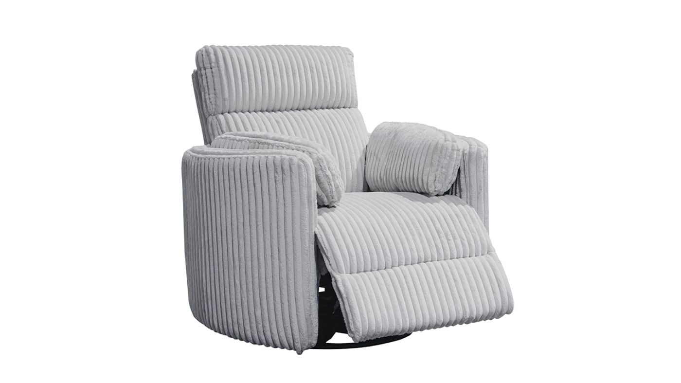 Picture of Radius Power Swivel Glider Recliner - Gray